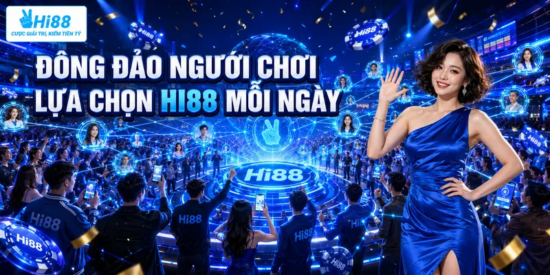 Đông đảo người chơi lựa chọn Hi88 mỗi ngày